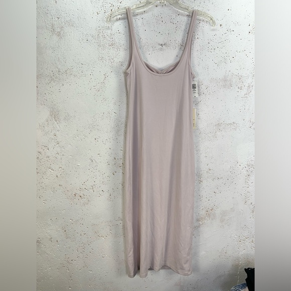 Aritzia Wilfred Bodycon Tank Midi Dress Light Lavender Size Medium NEW - Picture 4 of 14